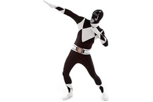 Morphsuits Men's Power Rangers Adult Sized Costume, Black, L UK