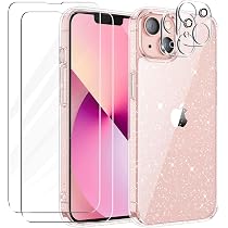 Cover Compatibile con iPhone 13 Mini Custodia Glitter, 2 Pezzi ...
