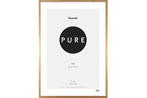 Komar Marco de Fotos de Madera marrón, 50 x 70 cm, con Cristal acrílico Altamente Transparente, Natural, Roble Alta Transparencia, Naturaleza