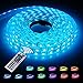 Produktbild LED Strip 5M, LED Streifen, infinitoo led band 5M 5050 RGB 300er LEDs mit Fernbedienung 44 Tasten, Mehrfarbige Bänder für beleuchtung und Küche, unter Schrank, Terrasse, Balkon, Party und Haus Deko