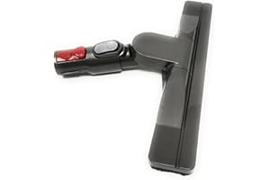 KNIWELSHOP Flexible Parkettdüse, Parkettbürste, Bürste kompatibel mit Dyson Staubsauger mit Adapter für V7, V8, V10, V11, V12, V15, Gen5