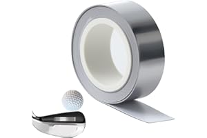 BUZUYIWAR Lead Tape, Golf Lead Tape Golf Weighted Lead Tape Self Adhesive Lead Tape High Density Add Swing Adjust Weight Strips Grip Tape for Golf Club Tennis Fishing Racket Badminton Pickleball Paddle