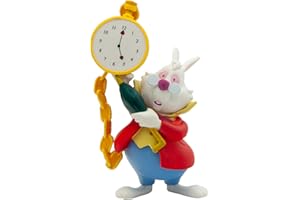 Bullyland 11402 Figurine représentant Le Lapin Blanc de Walt Disney Alice au Pays des Merveilles, env. 8,1 cm, fidèle aux détails, idéal comme Petit Cadeau pour Les Enfants à partir de 3 Ans