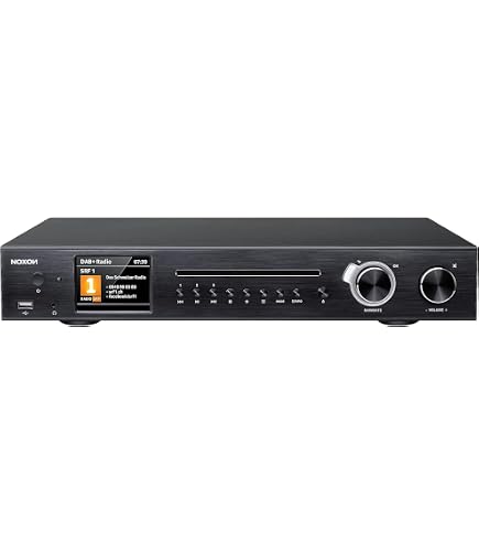 Hama DIT2105SBTX Tuner Hi-Fi – Radio FM/DAB+/Internet, Bluetooth RX/TX, Spotify Connect, Display TFT 2.8"
