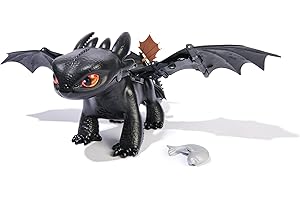 Dreamworks Dragons How to Train Your Dragon, Sdentato Interattivo, Drago con 60 Suoni e Reazioni, Giocattoli per Bambini e Bambine, 4+ Anni