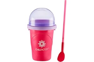 Character Options- ChillFactor-Máquina Berry Burst Reutilizable caseros. Juguete de Cocina para Hacer granizados de Taza para apretar (07953)