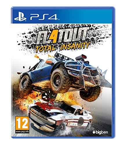FlatOut 4 es un juego de carreras inspirado en competiciones de stock car (vehículos de bajo coste) y carreras de destrucción donde los jugadores tienen que ganar carreras e infligir tanto daño como les sea posible.Este juego arcade retoma los pilares que le hicieron un éxito: velocidad, nitroglicerina, destrucción, acrobacias y una atmosfera alocada. Además de las carreras a través de más de 20 pistas, los jugadores pueden desencadenar su locura en la arena y en los modos Stunt tanto online como en offline (hasta 8 jugadores).Características:10 modos de juego únicos: experimenta interminables enfrentamientos, cualquiera que sea tu estilo (carreras, modo asalto, matanza en las arenas).Vehículos y entornos completamente destruibles: El avanzado motor del juego permite la destrucción total del medio ambiente y de otros competidores.Un divertido y amplio modo multijugador: Cada modo es jugable en línea por hasta 8 jugadores, crea torneos y enfréntate a los pilotos más locos del mundo u organizan con tus amigos competiciones offline.Vuelve el legendario modo stunt: solo en FlatOut 4 puedes transformar a tu piloto en un arma de destrucción, mientras tratas de completar increíbles acrobacias y hacer las mejores puntuaciones.