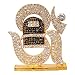 Brass 24 K Gold Plated With Stones Hindu God Shivling Car Dashboard Idol Lord Shivlinga Handicraft Statue , Bhole Baba / Mahadev Decorative Spritual Puja Vastu Showpiece Figurine - Religious Pooja Gift Item & Murti for Mandir / Temple / Home Decor / Office / Study Table RS.505.00