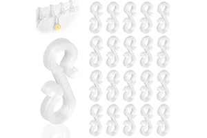 flintronic 30pcs Crochets de Gouttière, Clip de Lumière de Noël Crochet, Gouttière Crochets Extérieurs, Lumière Extérieure Résistant aux Intempéries Clip de Lumière de Vacance pour Décoration de Noël
