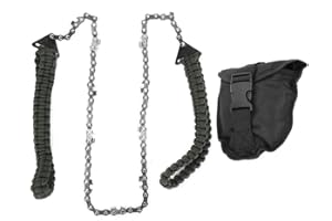 LIYEEHAO Hand Chain Saw for High Limb Tree Branch Folding Pocket Chain Saw High Reach Tree Limb Hand Rope Saw for Camping Garden Gear Survivalist Tool