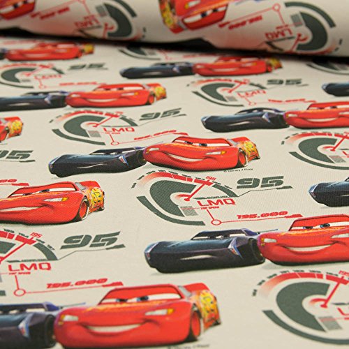 Jersey Stoff Cars hellgrau -Preis gilt für 0,5 Meter- - 4