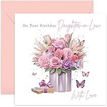 Old English Co. Carte D'anniversaire D'amitié Sunshine – Carte De Femme à Fleurs Mignonnes Pour Meilleure Amie | Cadeau Floral Pour Femme, Meilleure