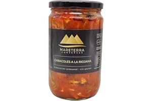 1 TO 1 MARKET Escargots à la sauce Riojanaise. Compote d'escargots. Jarretière épicée. Gourmet. Escargots cuits 720ml. Recette familiale et maison. Cadeau original tout le monde. Produit 100% fabriqué en Espagne.