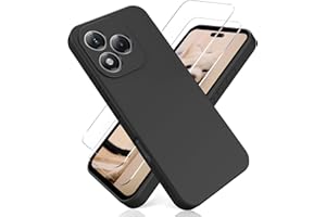 YiKaDa - Hülle für Honor 400 Lite, mit [2 Stück] Schutzfolie, Ultradünnes Weiches TPU Silikon Schutzhülle - Schwarz