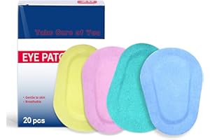 IDEALPLAST Adhesive Eye Patches for Kids 60PCs/3Boxes Colorful Breathable Lazy Eye Patch Eye Pad for Adults Children