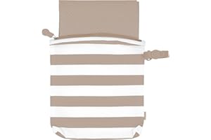 Ubbi Składana mata do przewijania w podróży z torbą do przenoszenia, miękka i wygodna torba na pieluchy, niezbędna dla noworodków, łatwa do czyszczenia, przenośna podkładka do przewijania, kolor taupe