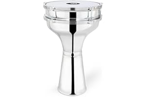 VD VATAN Orientalische Aluminium 8” x 14,5” Darbuka Percussion, Türkische Darbuka