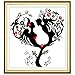 Produktbild Anself 42 * 45cm DIY Handarbeit Kreuzstich Stickerei Set Kit 14CT Liebe Baum Muster Kreuz Nähen Home Decoration
