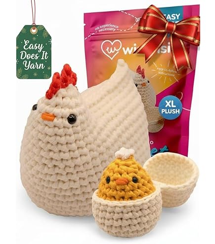 The Woobles Beginners Crochet Kit with Easy Peasy Yarn as seen on