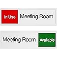 Ciieeo Office Door Self-Adhesive Occupied Sign - Privacy Slider for Conference Room and In Use Signage