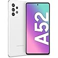 Samsung Galaxy A52 Smartphone, Display Infinity-O FHD+ da 6,5 pollici, 6 GB RAM e 128 GB di memoria interna espandibile, Batt