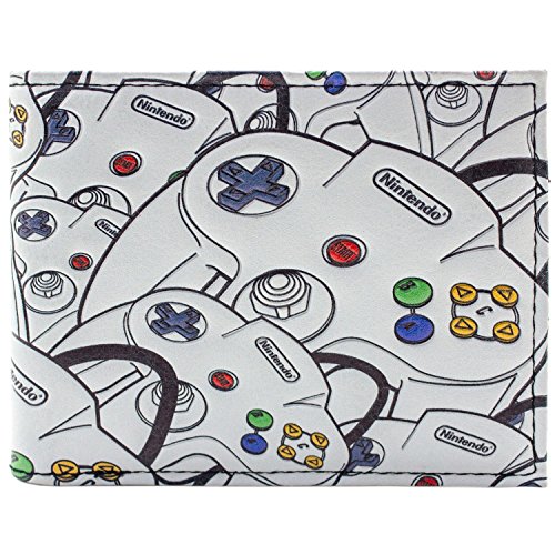 Preisvergleich Produktbild Nintendo N64 Mehrere Controller Grau Portemonnaie Geldbörse
