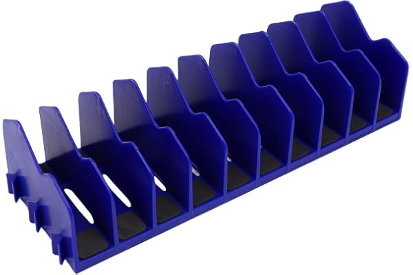Cocoarm Tång Organizer Rack, Heavy Duty ABS Tool Grid, 10 Spår Anti-Slip Låda för Mekaniker och Verkstäder