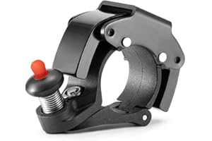 PSOWQ Campanello per bicicletta Mini Campanello per bicicletta in lega di alluminio forte per bici da strada 100DB Campanello in lega di alluminio per manubrio per bici da strada MTB 22-24mm