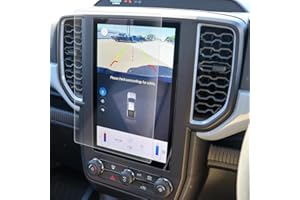 TUNEZ Tempered Glass Screen Protector Guard For Next Gen Ranger T6.2 P703 RA Year 2022 2023 2024 2025 Infotainment Radio System Head Unit Stereo Player (10-inch Infotainment Radio)