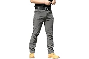 DabinFa Flexcamo - Pantaloni Tattici Impermeabili, Pantaloni Tattici Texwix, Pantaloni Cargo Flex Camouflage per Gli Uomini