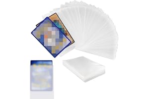 GZWOSUX 200Pcs 2.5" X 3.5"(66 x 91mm) Standard Card Sleeves, Ultra-Clear Card for Sports Game Cards & TradingCard