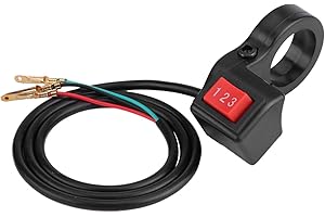 TBEST 3 Speed Handlebar Switch,3 Speed Module Switch Shift,22mm 7/8in Handlebar Electric 3 Speed Module Switch Shift for Motorcycle E bike Scooter