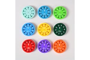 LEGQYJK Fidget-Spinners Matematici, 9 Pezzi Matematici Multiplication Divisionspinners, Fidgetspinners Sensoriali, Handspinners Matematici Fidgetspinners per Bambini Adulti