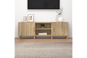 homiuse Mueble para TV Madera contrachapada Roble Sonoma 150x30x50 cm Muebles De Salon Modernos Mesa Television Soporte TV Mesa Soporte TV Suelo Soporte Television Muebles TV Madera Mesa TV