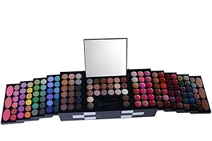 Pure Vie® 149 Colori Palette Ombretti Cosmetico Tavolozza per Trucco Occhi con Correttore Blush - Adattabile a Uso Professionale che Privato