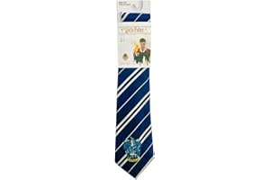 Sabor Corbata Adulto Casa Ravenclaw con Emblema Original 140 cm Harry Potter Necktie