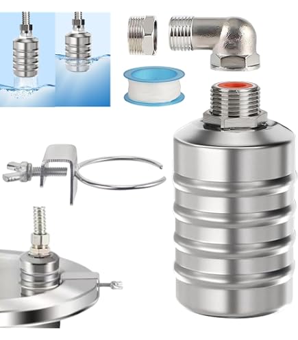 Tankbuddy Füllventil PumpBuddy – Hoher Durchfluss, Einstellbarer Wasserstand (50 Mm Bis 2,5 M), Für Wassertanks Und Pumpensysteme (TB25)