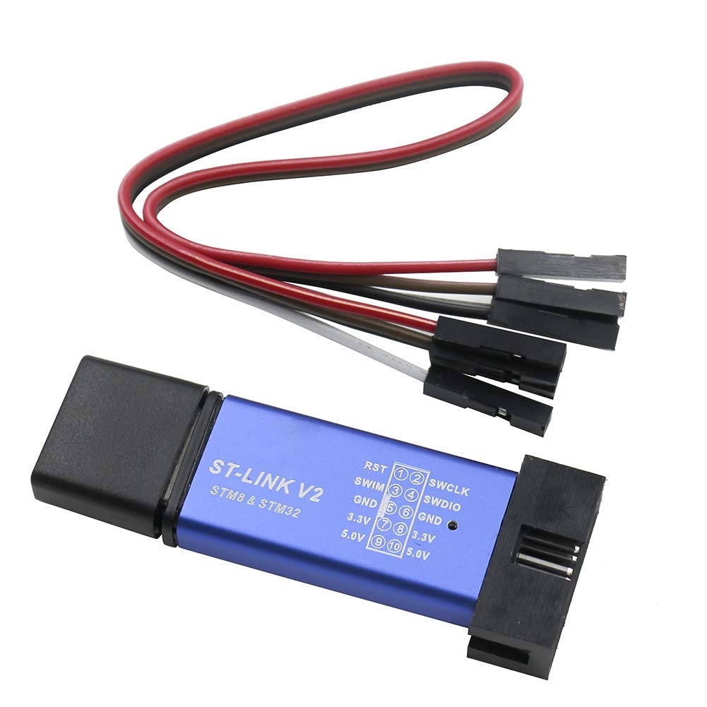 Super Debug ST-Link V2 Mini STM8 STM32 Emulator Downloader Programming Unit (Random Color)