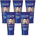 Meglow by Leeford | Skin Brightening & Whitening Cream For Men | Face Cream For Glowing Skin with Vitamin E | Reduces Dark Spots, Prevents Pigmentation, & Evens Skin Tone | Pack of 5 (30g each)