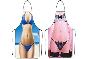 ASGENS Grembiule da Barbecue Divertente per Uomo, Cucina Cuoco Cucinando Barbecue Grembiuli Natale Regalo di Compleanno per Marito, Moglie, Papà, Mamma, Amici