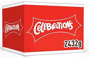 Celebrations Milk Chocolates Gift Bulk Box (Maltesers, Galaxy, Snickers & More), Perfect for Christmas, 2.4kg