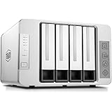 TERRAMASTER F4-210 4-bay Nas Quad Core 2GB RAM Raid Storage Media Server Personal Cloud Storage (Senza Disco)