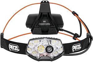 PETZL - Lampada NAO RL - Unisex, Nero, Taglia Unica