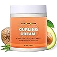 Curl Defining Cream - Coconut & Avocado Curl Enhancer Smoothie for Thick - Curling Cream - Curly Hair - Smoothing, Hydrating And Defining Cream Curly And Wavy Hair - 250ml