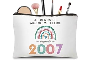 CoCoCherry Cadeau 18 Ans Fille - Cadeau 18 Ans Anniversaire Fille Trousse Maquillage(2007)