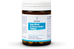 Weleda Low Mood & Stress Relief Tablets, Mild Symptons associated with Stress, Homeopathic Medicinal product, Vegan, 80 Tablets