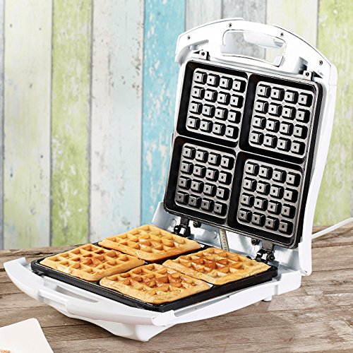 Rosenstein & Söhne Waffeleisen für 4 Belgische Waffeln - 3