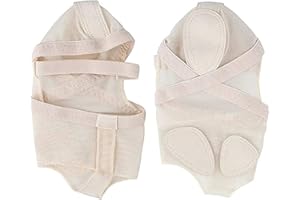 Leemiman Danza del vientre almohadilla del dedo del pie de las mujeres de la correa de protección del ballet de la danza