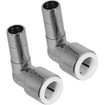SPARES2GO 15mm x 15mm Push Fit Radiator Valve Chrome Reducing ...
