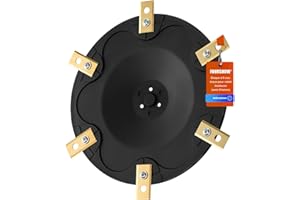 FOURSHOW Équipement : plateau à couteaux + 6 lames compatibles avec DREAME | MOVA, Lame de tondeuse à gazon robotisée